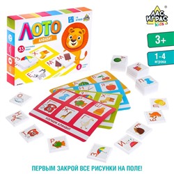 Лото «Алфавит», 1-4 игрока, 7+