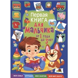 Первая книга для мальчика от 1 года до 3 лет. Скиба Т.В.