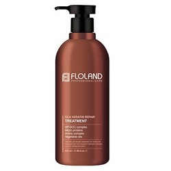 Маска-бальзам для волос с кератином Floland Premium Silk Keratin Treatment (530мл)
