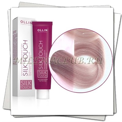Ollin Silk Touch Безаммиачный стойкий краситель 9/26 Блондин розовый 60мл