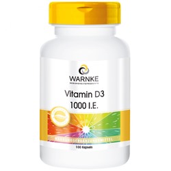 WARNKE (ВЭЙРНК) Vitamin D3 1.000 I.E. 100 шт