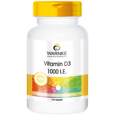 WARNKE (ВЭЙРНК) Vitamin D3 1.000 I.E. 100 шт