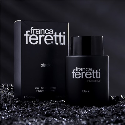 Туалетная вода мужская Franca Feretti Black, 100 мл