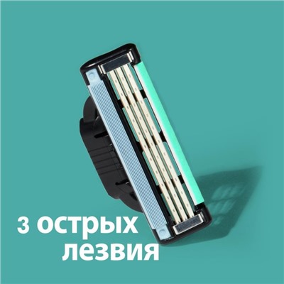 Сменные кассеты Gillette Mach3, 3 лезвия, 2 шт