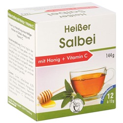 Heisser (Хайссер) Salbei + Honig + Vitamin C Teeaufguss 12X12 г