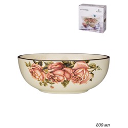 Салатник Корейская роза 800 мл / 358-1703 /уп 24/ керамика