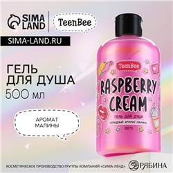 Гель для душа, увлажнение, 500 мл, аромат малины, TeenBee