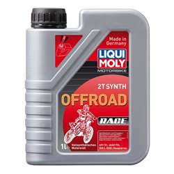 Моторное масло для 2-тактных мотоциклов LiquiMoly Motorbike 2T Synth Offroad Race TC FD L-EGD синтетическое, 1 л (3063)