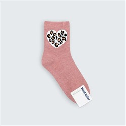 Носки коллекция "Сердце", Розовые,арт. 0051